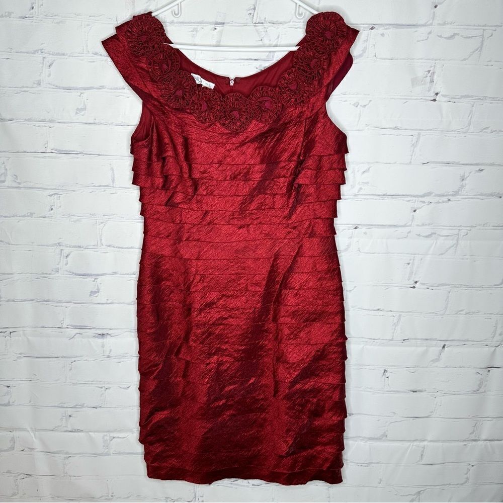 London Times red size 14 dress
